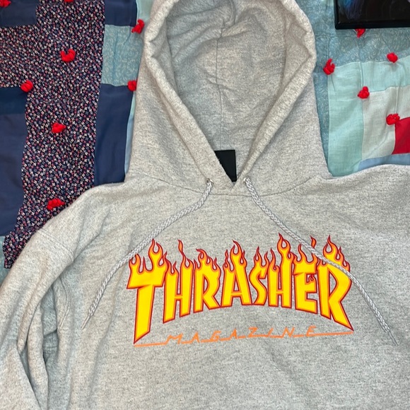 Thrasher flame hoodie - Picture 2 of 5